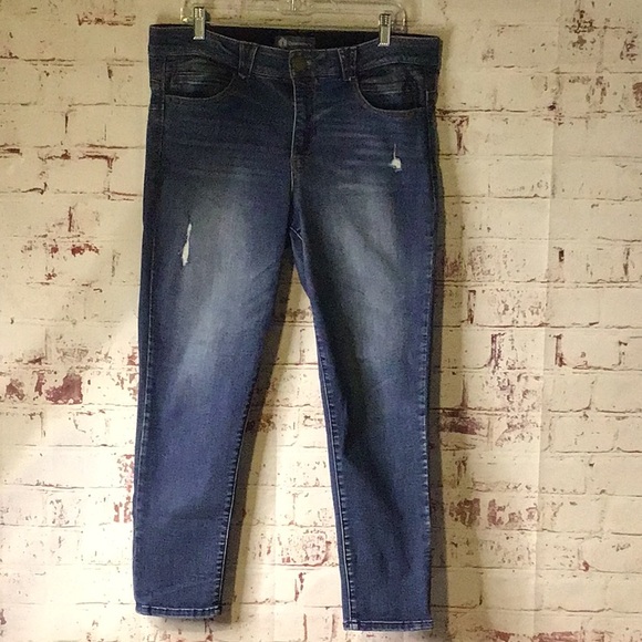 ✨Democracy Absolution Jegging Women’s 14 Blue Stretch Skinny Jeans #510 - Picture 4 of 10